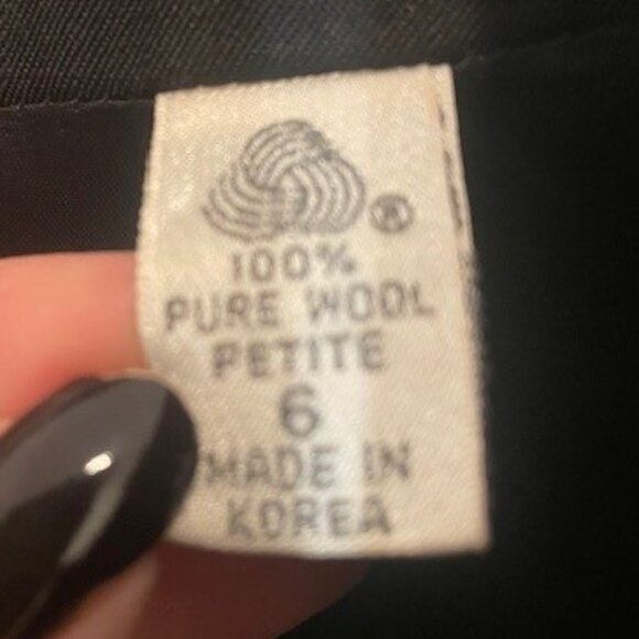 Linda Allard for Ellen Tracy Black Blazer – Sz 6P - Picture 10 of 10